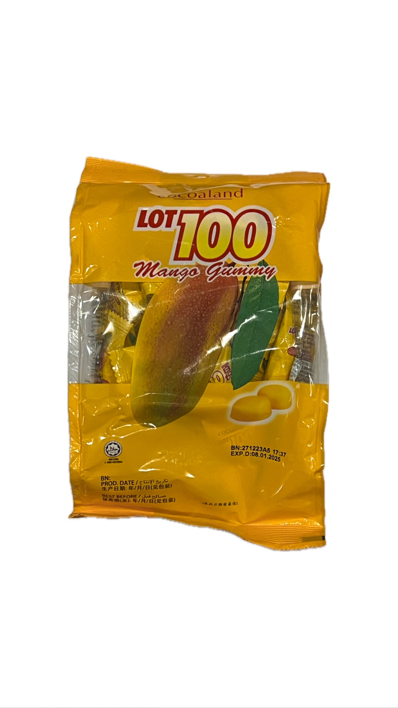 Lot 100’s Famous Gummy Candy 45 pieces Pasar Mart UK