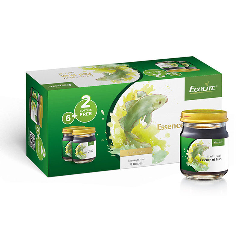 Ecolite Premium Ikan Haruan Fish Essence 8 Bottles