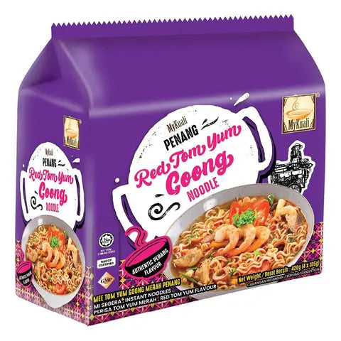 Mykuali Penang Noodles Variety Bundle - 4 Authentic Malaysian Flavours