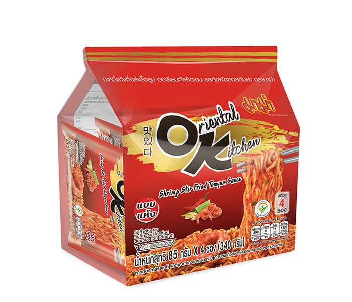 Oriental Kitchen Shrimp Stir Fried Tom Yum Noodles 85g