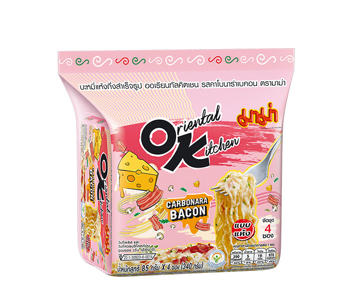 Oriental Kitchen Carbonara Bacon Flavour Noodles 85g