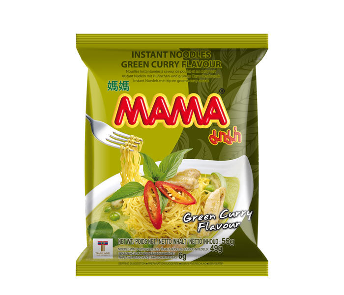 MAMA Green Curry Instant Noodles 55g