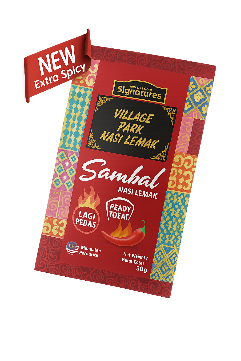 Village Park Nasi Lemak Sambal 80g Sachet