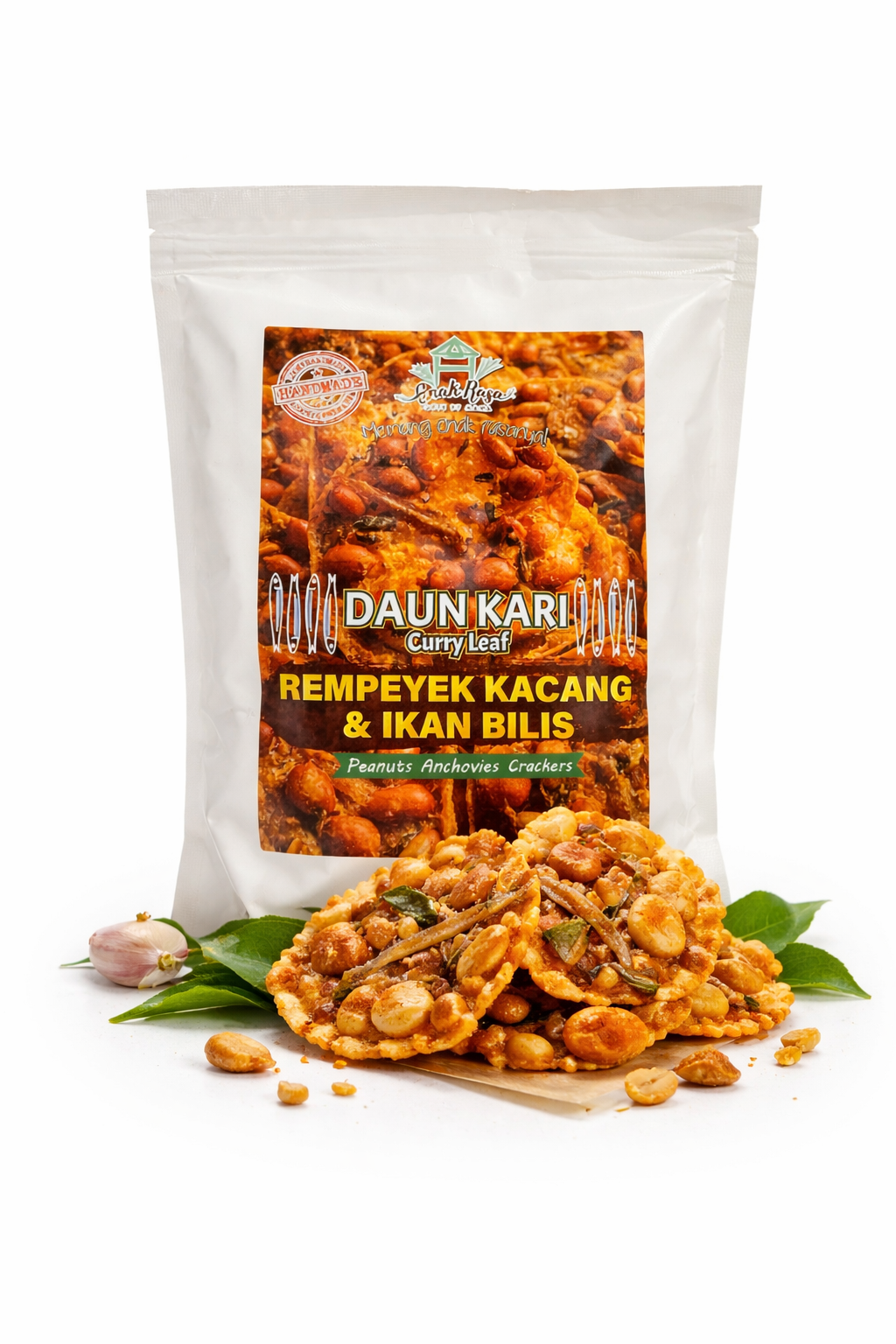 Ikan Bilis & Kacang Keropok Rempeyek 150g (preorder)
