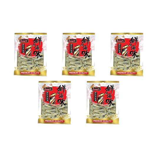 Jeeny’s Ikan Bilis 100g – Dried Ikan Bilis – 5 Packs (500g)
