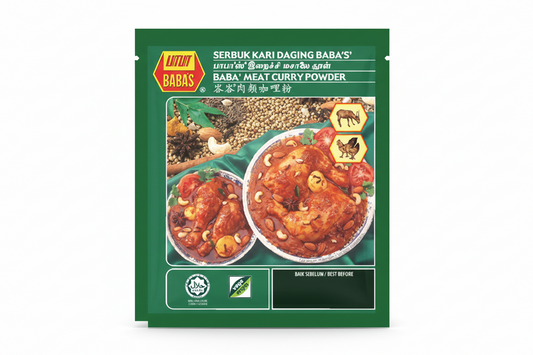 Babas Malaysian Curry & Spice Mix 250g – Meat Curry
