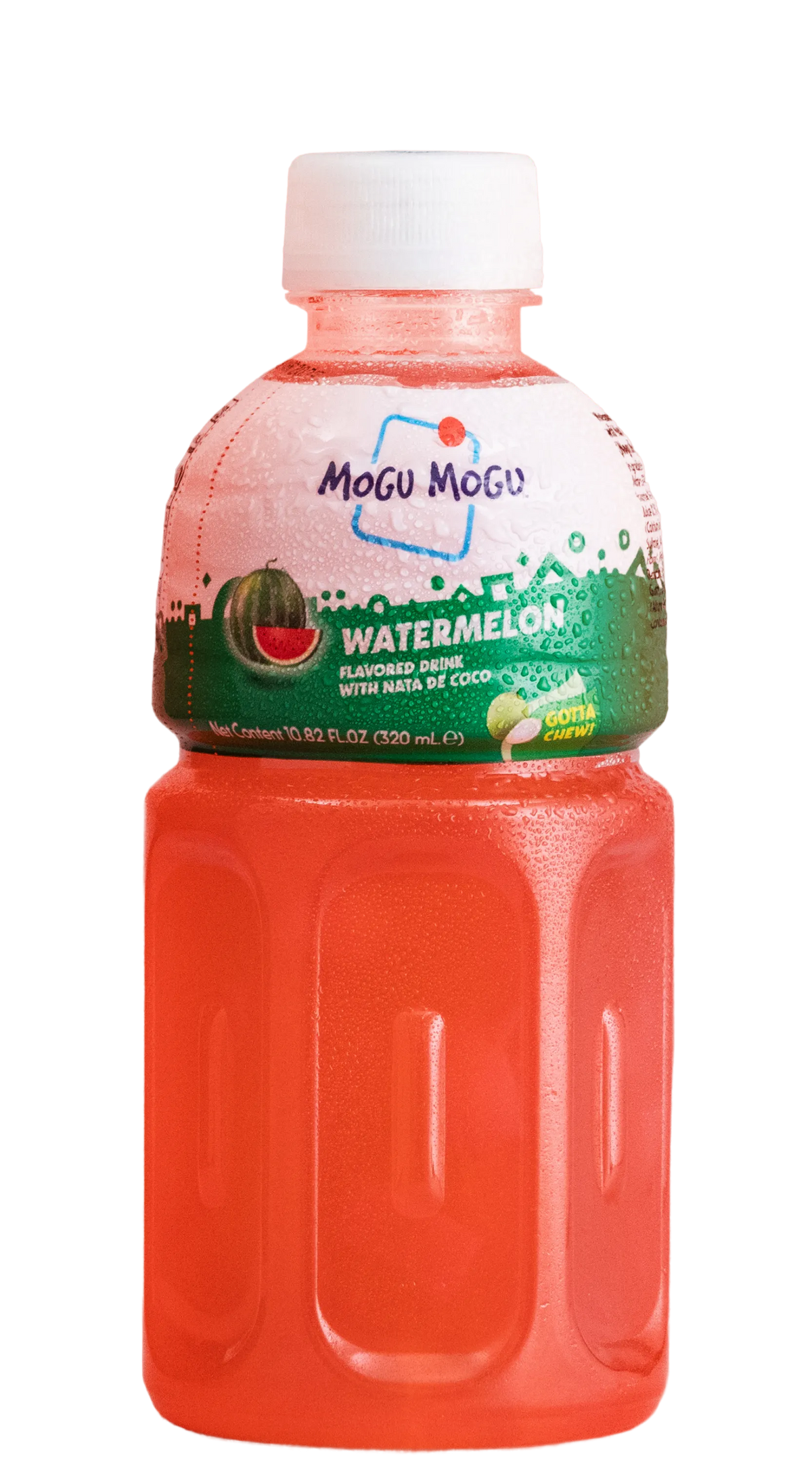 Mogu Mogu Watermelon Flavoured Drink with Nata de Coco 320ml single retail unit
