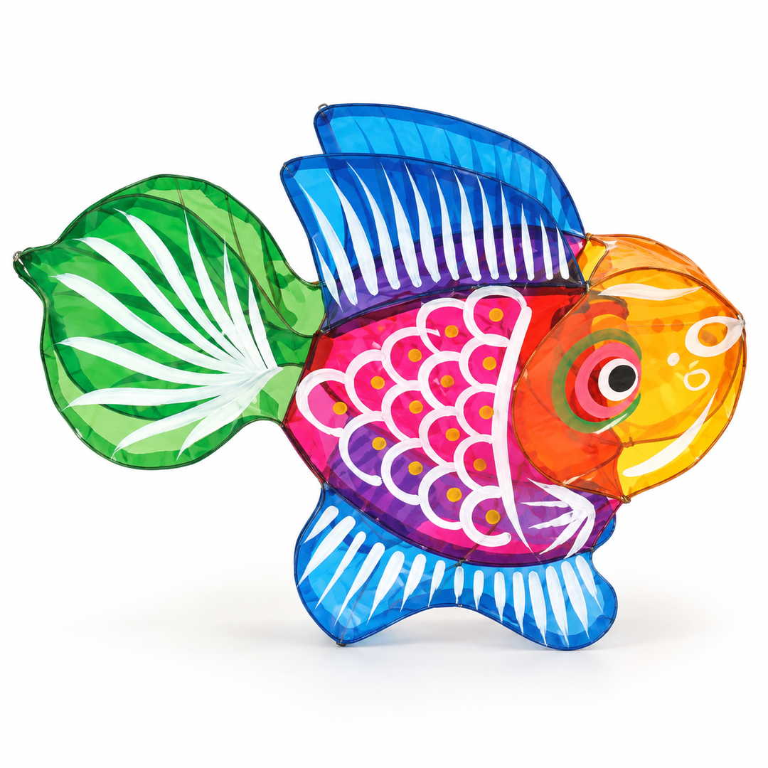 My Decor Collections handcrafted glass paper carp lantern No. 12