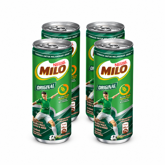 Nestle Milo Ready To Drink Can 240ml - 4 Cans