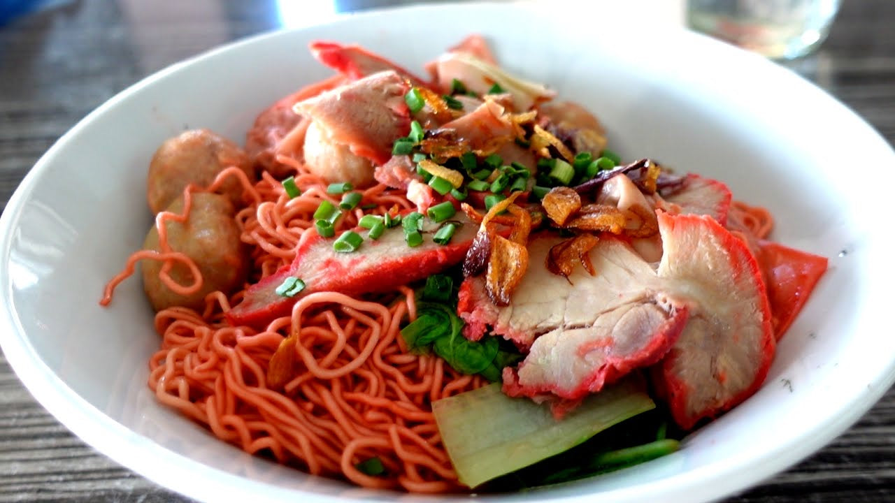 Traditional Sibu Malaysian Kolo Mee