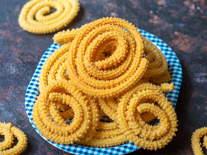 Traditional Homemade Malaysian Murukku Snack