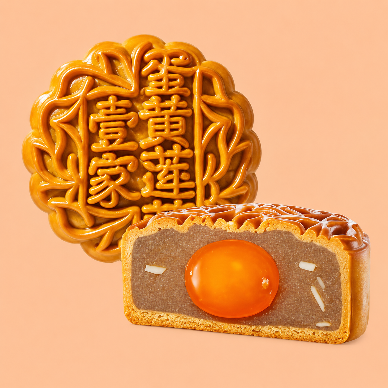 Yi Jia lotus yolk mooncake with salted egg yolk