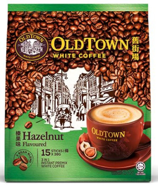 Old Town White Coffee Hazelnut Flavor