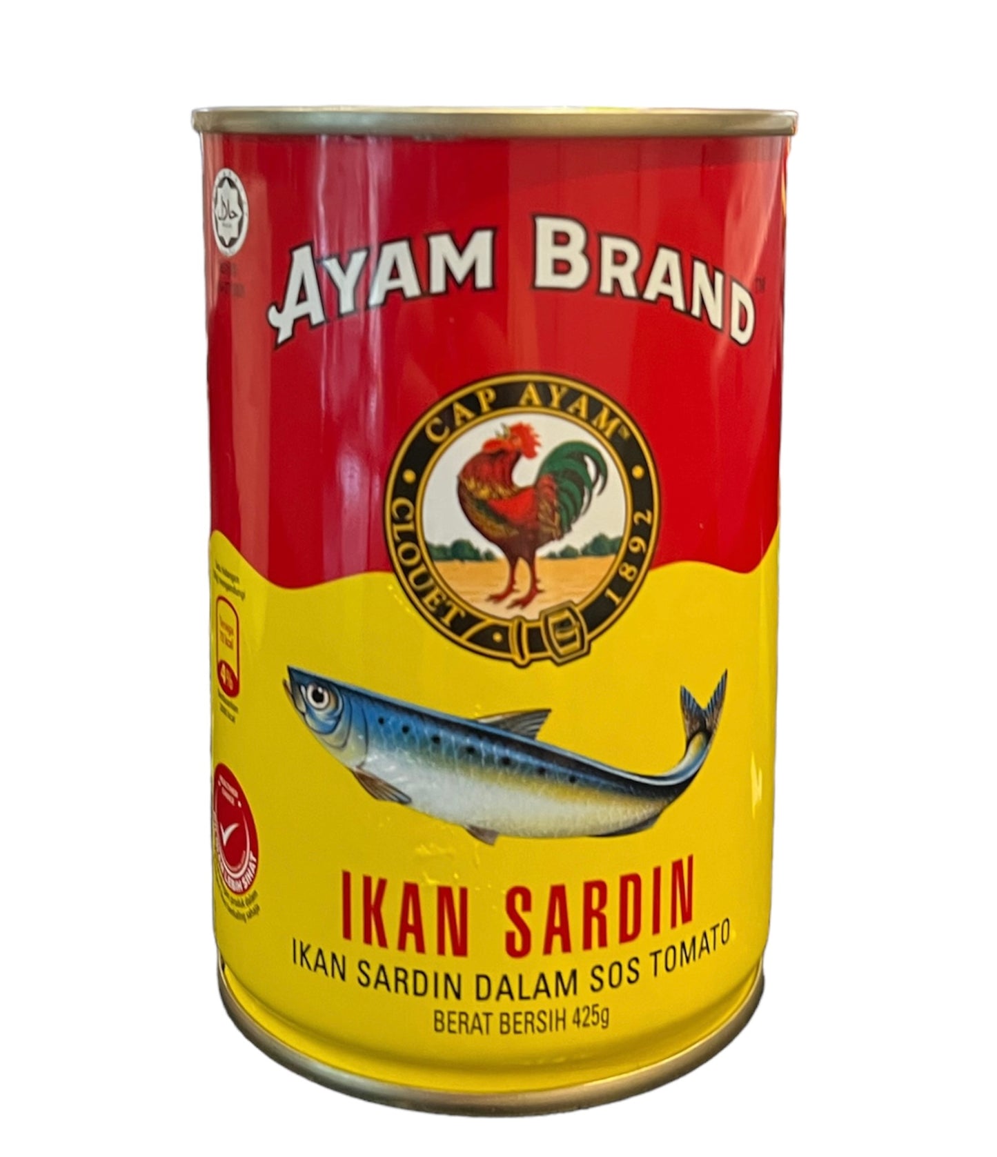 Authentic Malaysian Ayam Brand Sardine With Tomatoes 425g