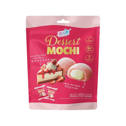 Yuki & Love Dessert Mochi 120g – Strawberry Cheesecake