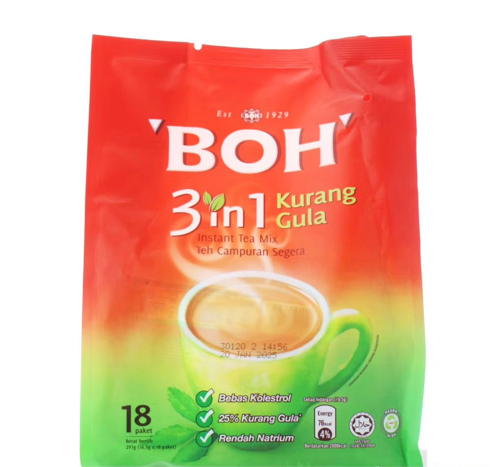BOH Instant 3 in 1 Milk Tea Teh Tarik
