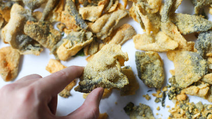 Premium Homemade Salted Egg Fish Skin Snack