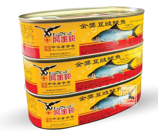 Eagle Coin Fried Dace With Black Beans (3 Tins)