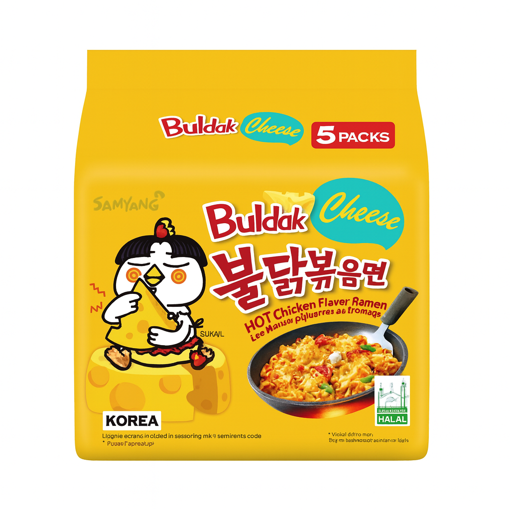 Samyang Buldak Hot Chicken Ramen – Cheese Flavour