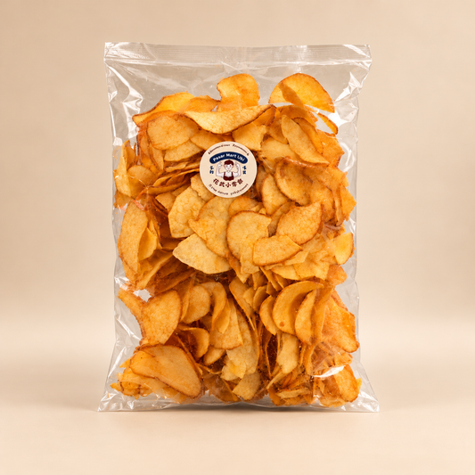 Pasar Mart UK ubi kering cassava chips in a clear bag