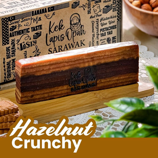 Traditional Sarawak Kek Lapis Hazelnut Crunchy