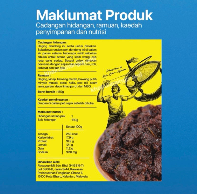 Dendeng Nyet Berapi By Khairul Aming Best Selling (preorder) – Pasar ...
