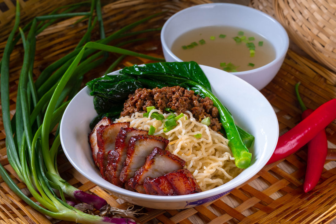 Traditional Sibu Malaysian Kolo Mee