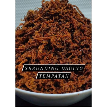 Traditional Malaysian Serunding Daging