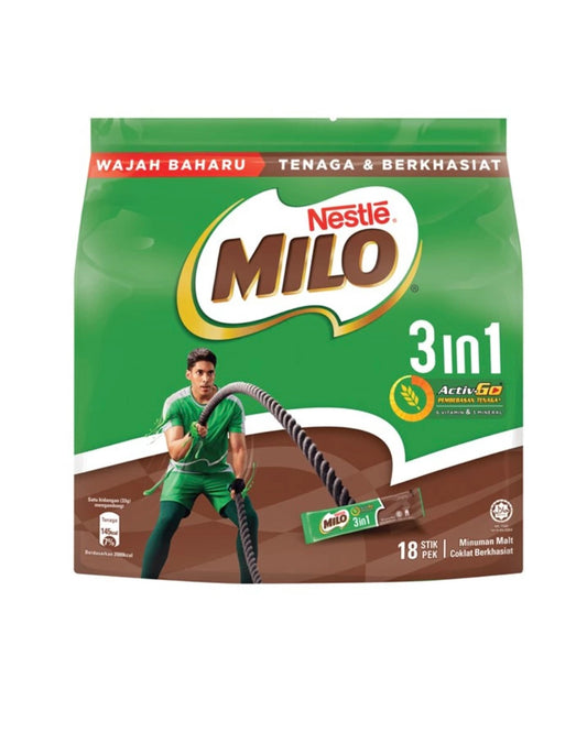 Nestle Milo 3 in 1 ( 14 Sachets )