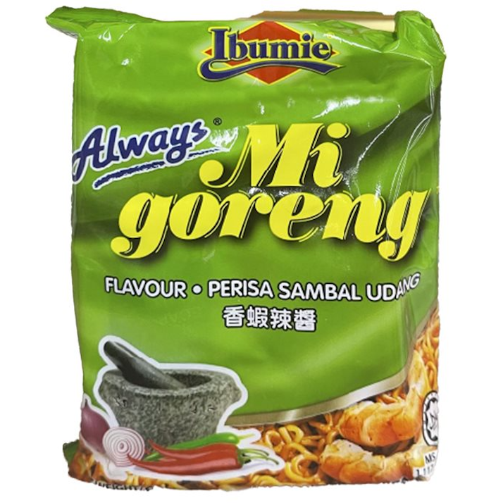 Ibumie Authentic Mi Goreng Prawn Sambal 5 Packs