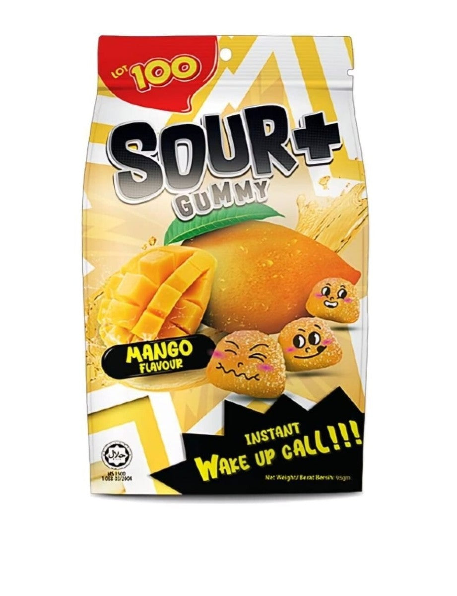 Lot 100 Sour Gummy Candy 95g