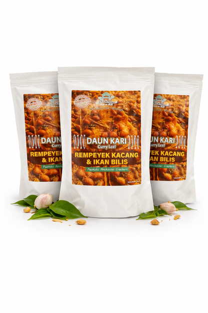 Authentic Ikan Bilis & Kacang Keropok Rempeyek