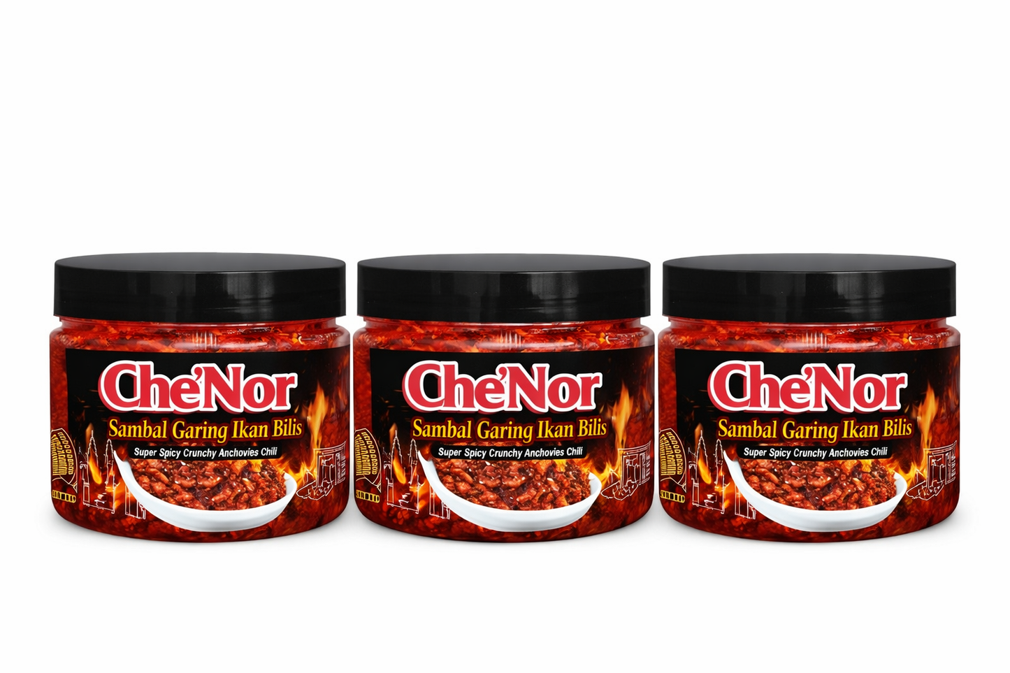 Che Nor Sambal Garing Ikan Bilis SUPER SPICY