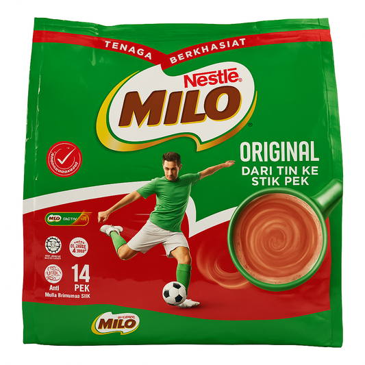 Original Milo From Tin 14 Sachets