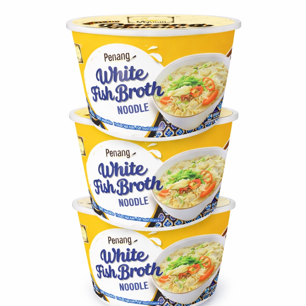 Mykuali White Fish Broth Noodle Cup