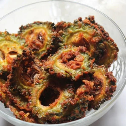 Indian Spiced Bitter Gourd Chips