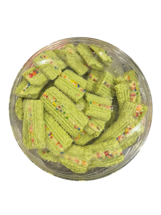 Traditional Malaysian Semperit Pandan Cookies