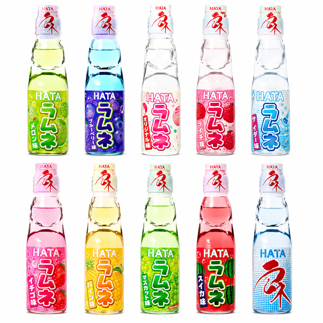 Hatakosen Ramune Japanese Soda