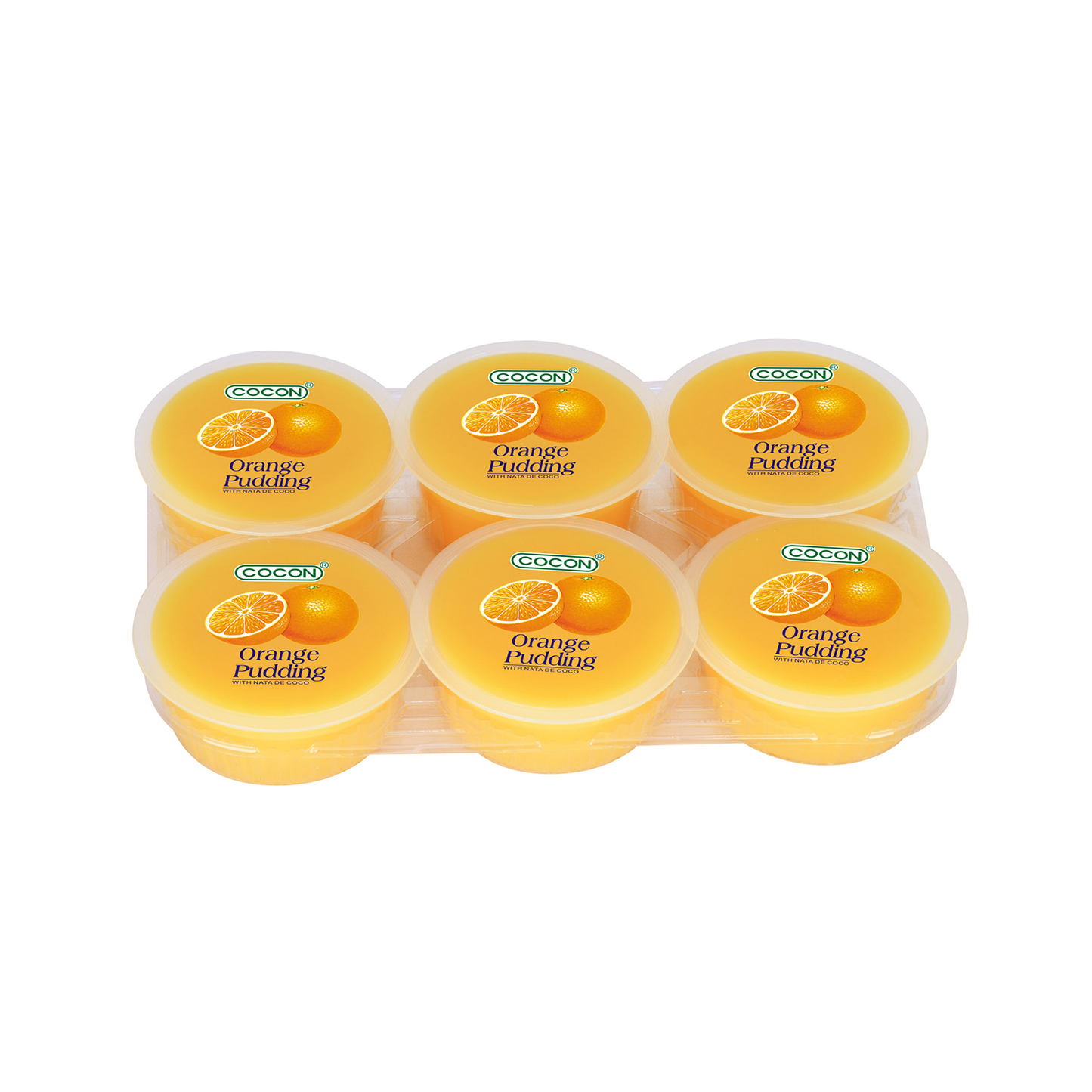 COCON Nata de Coco Pudding – Orange