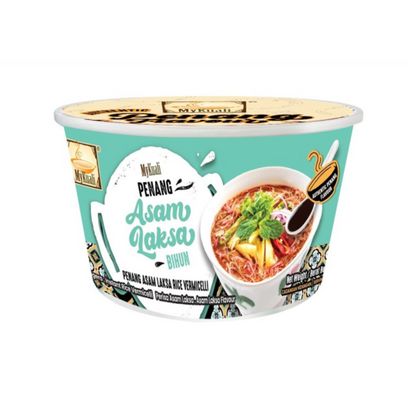Mykuali Penang Asam Laksa Rice Vermicelle Cup Bowl