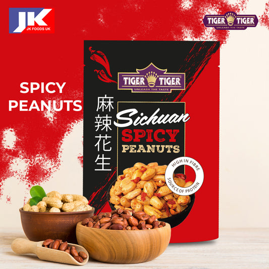 Tiger Tiger Sichuan Roasted Spicy Peanuts 100g