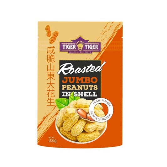 Tiger Tiger Roasted Jumbo Peanuts in Shell 200g