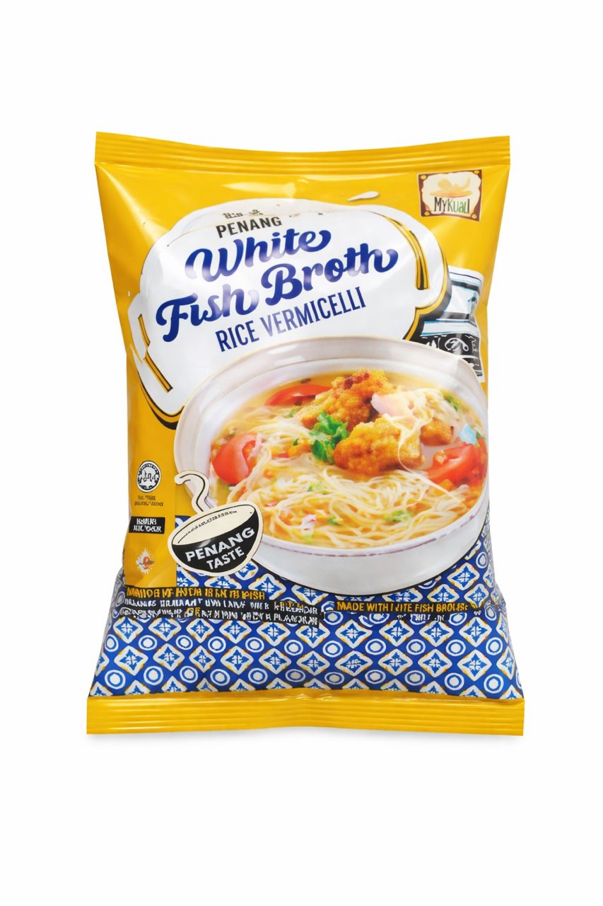 Mykuali Penang White FIsh Broth Vermicelli Noodles ( Pre-order )