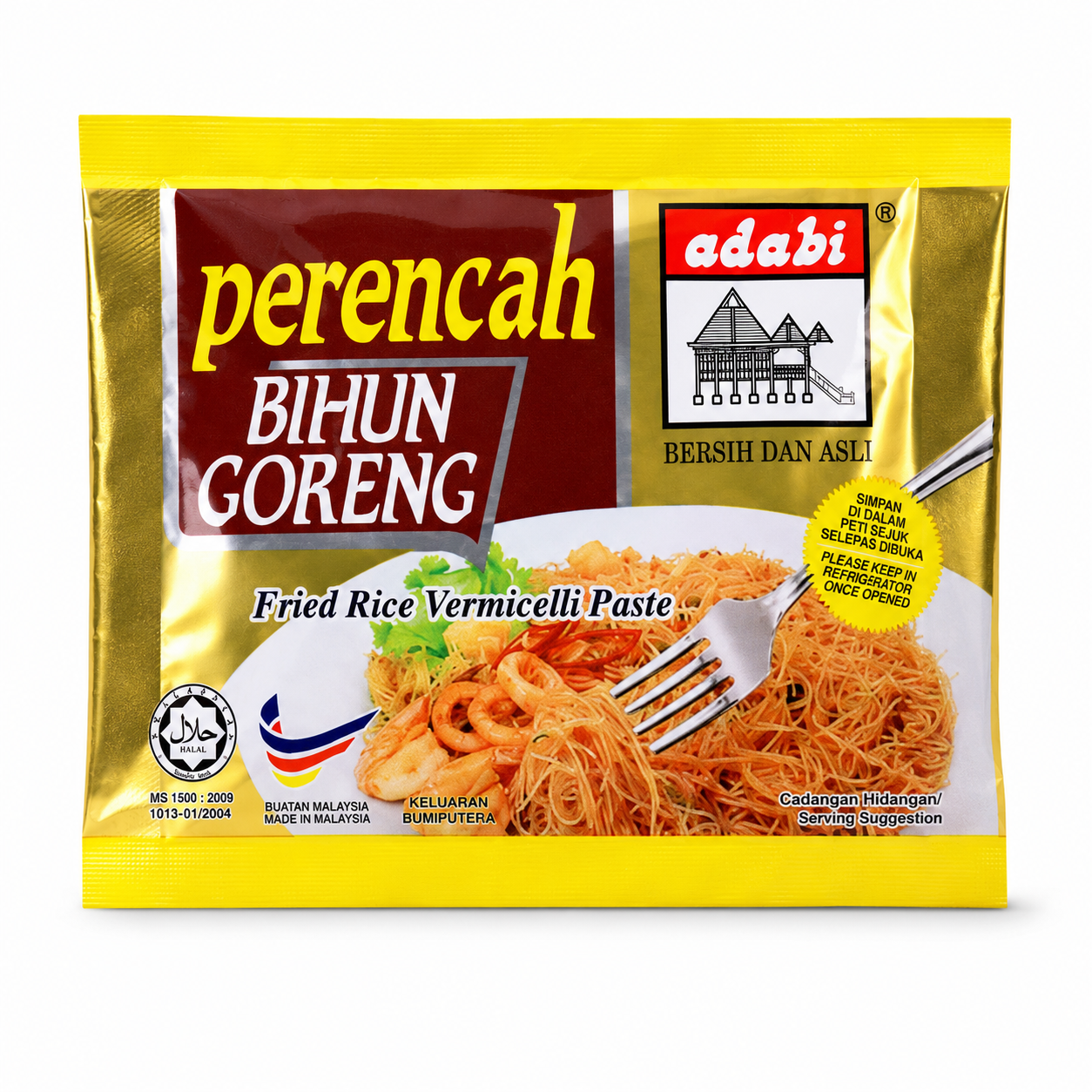 Adabi Perencah Bihun Goreng Fried Rice Vermicelli Paste 120g pack, front of pack
