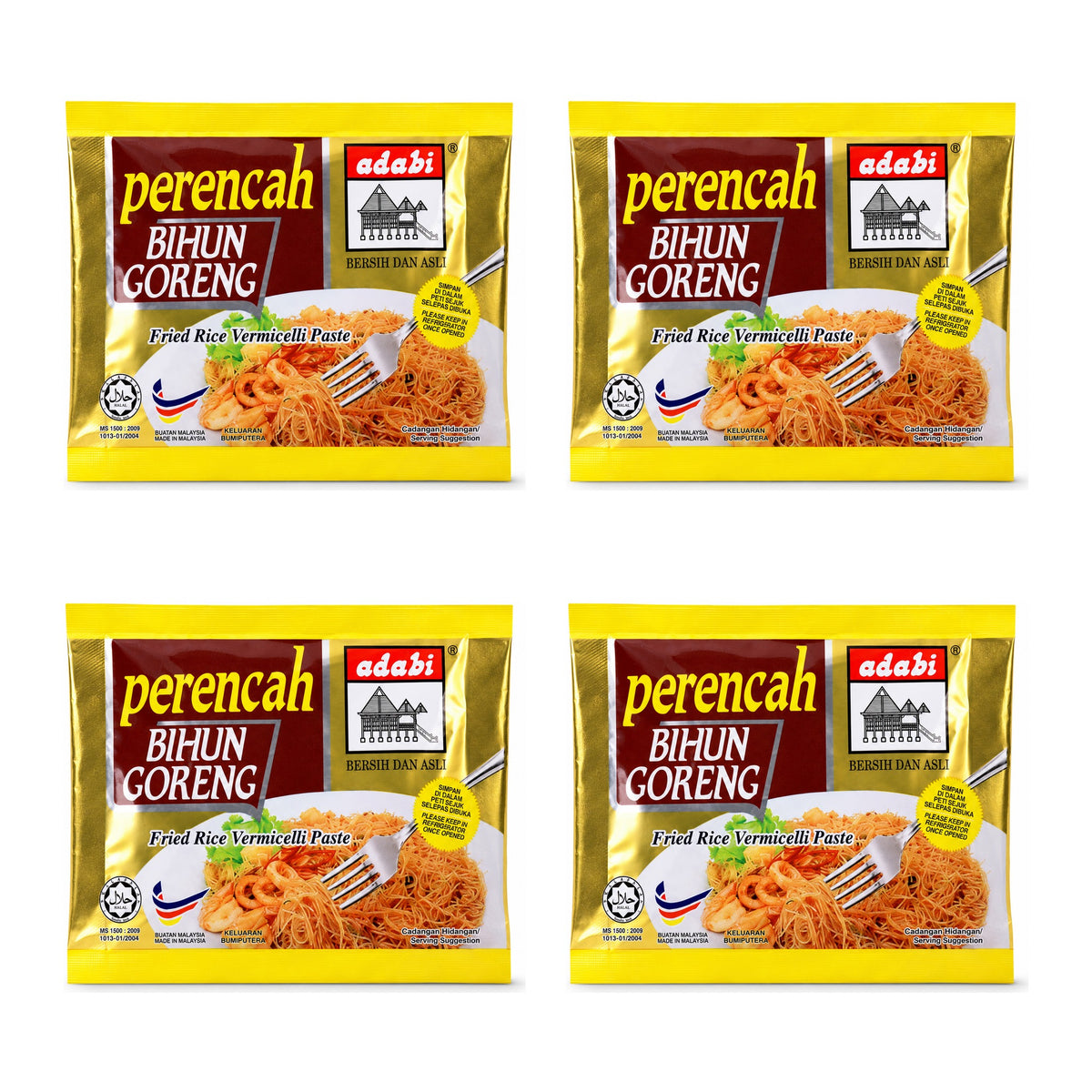 Adabi Perencah Malaysian Cooking Paste – Bihun Goreng – 4 Packs
