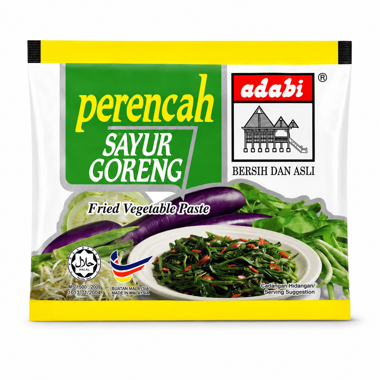 Adabi Perencah Sayur Goreng Fried Vegetable Paste pack, front of pack