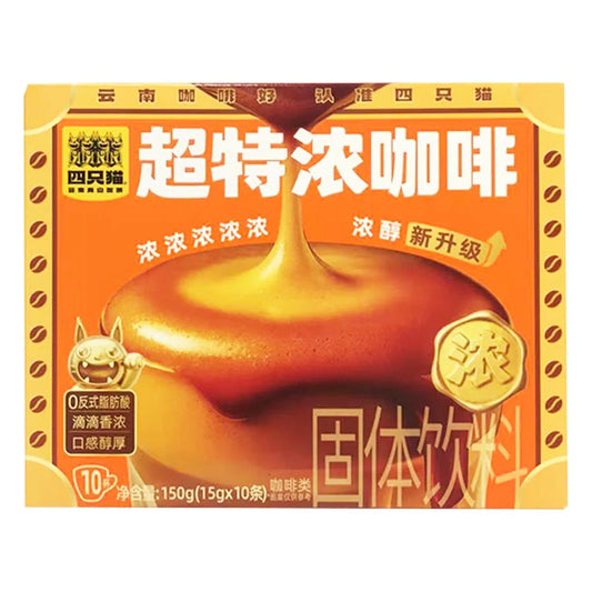 Catfour Extra Strong Instant Coffee 10 Sachets 150g