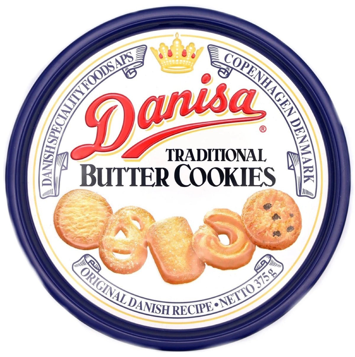 Danisa Traditional Butter Cookies 375g single tin