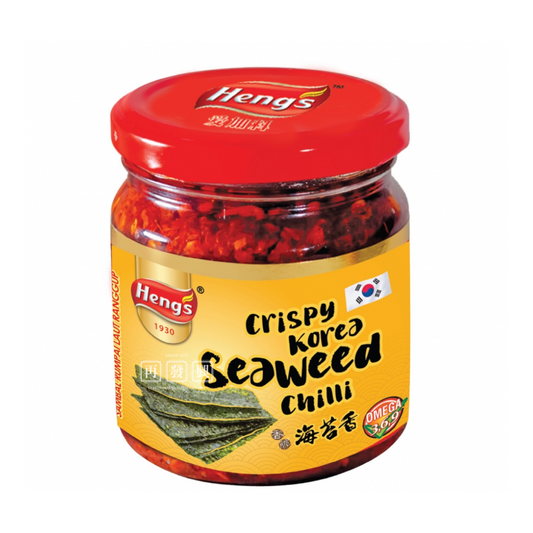 Heng's Crispy Seaweed Chilli 160g single jar