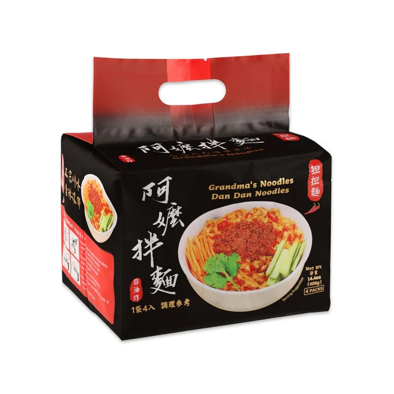 Grandma's Dry Noodles Dan Dan Flavour 408g